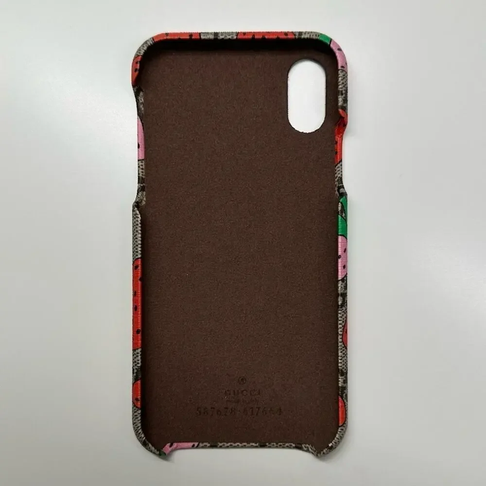 NWB | Gucci | Strawberry iPhone X/XS Case